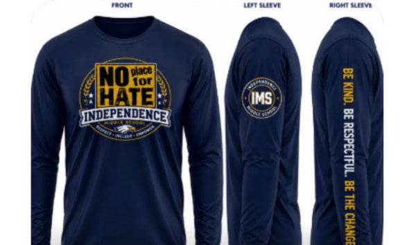 **PRE-ORDER** No Place for Hate Long Sleeve DriFit